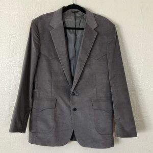 Levi's Gray Corduroy Western Blazer, 44L